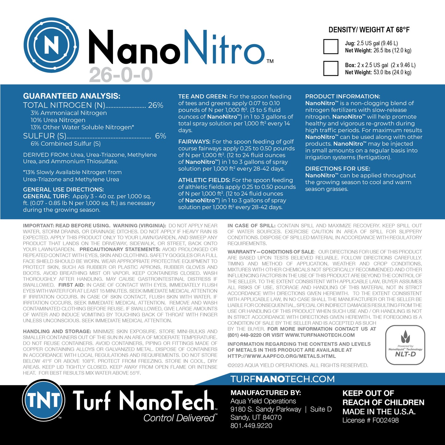 NanoNitro™ 26-0-0